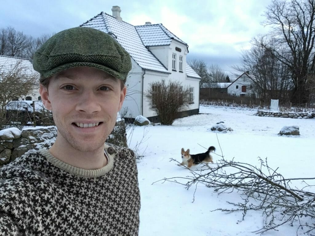 Hund ødelægger selfie