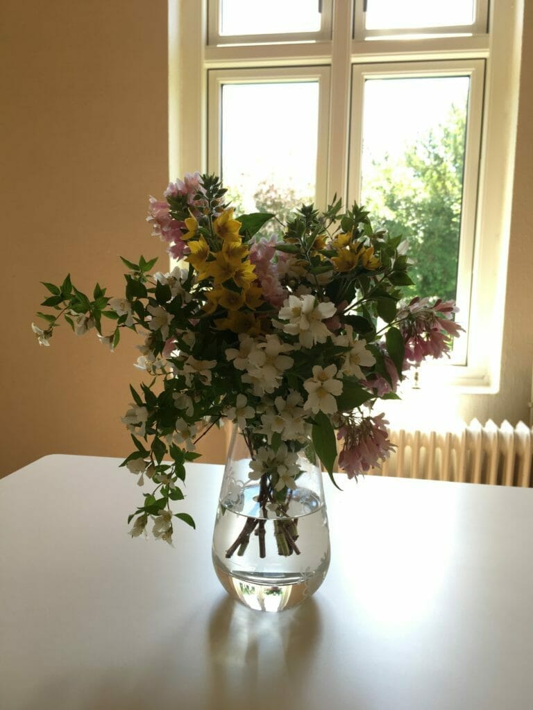buket fra haven blomster vase