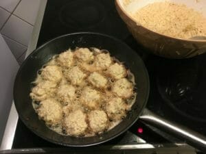 frikadeller pandestegte smør