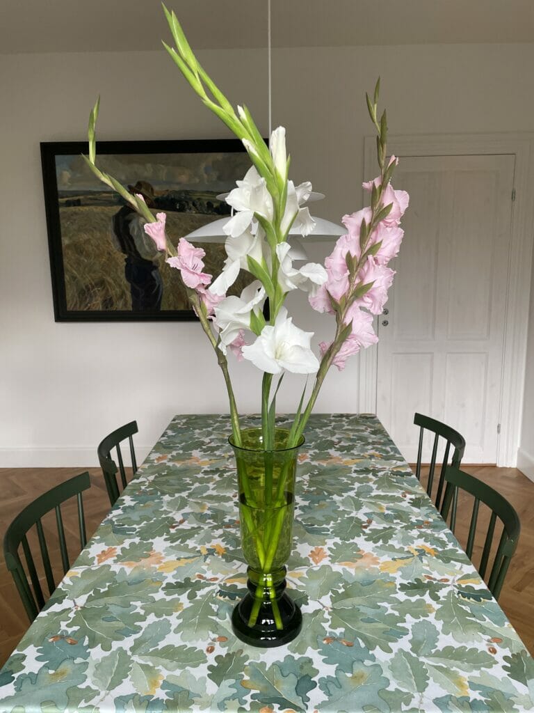 buket gladiolus pink hvid