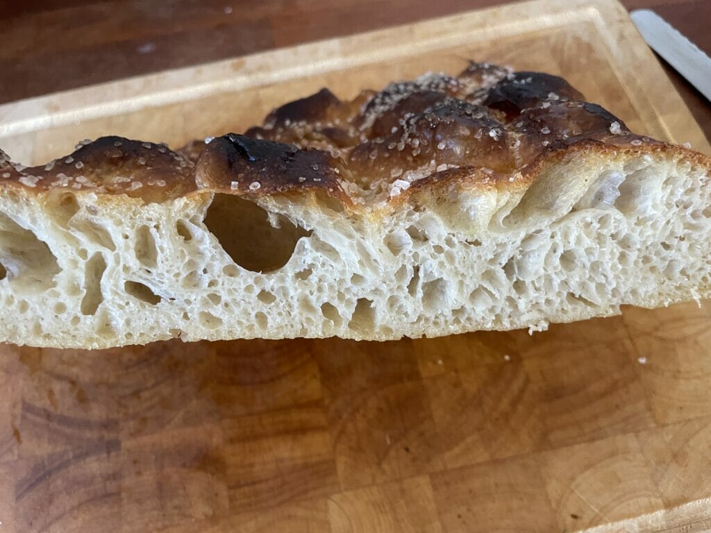 focaccia til tomatsalat hjemmebagt opskrift nemt