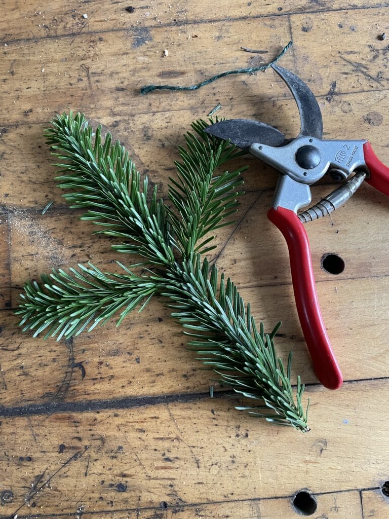 hjemmelavet bordpynt til julebordet og juleborddækning