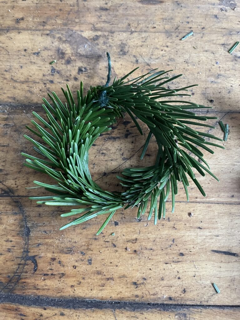 hjemmelavet bordpynt til julebordet og juleborddækning